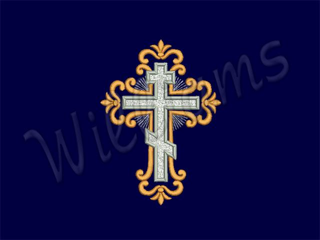 Дизайн Машинной Вышивки Крест Православный