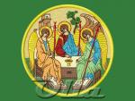 Икона Святой Троицы (137mm)